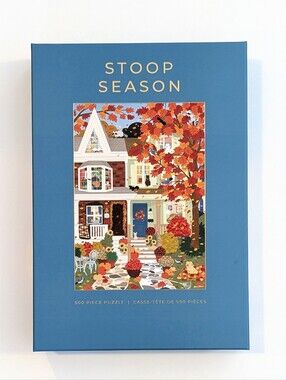 Hobbry Puzzle "Stoop Season" 500-Piece Jigsaw Puzzle (Brand New / Sealed)